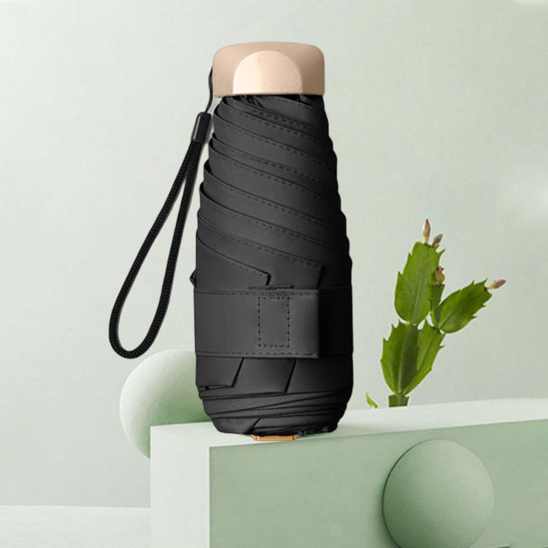 Travel Sunshade Umbrella Compact Umbrella Windproof Backpack Purse Umbrellas