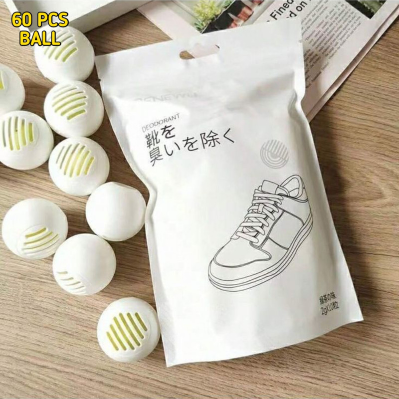 FreshStep Jasmine Shoe Deodorizer Ball-60 PCS